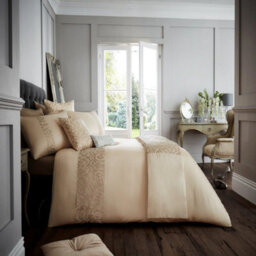 Smart Living Duvet Cover With Pillowcases Polycotton Quilt Bedding Covers Comfy Breathable Comforter Cover Set - Natural - thumbnail 1