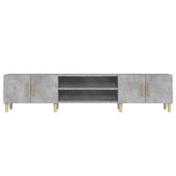 Vidaxl Tv Cabinet Concrete Grey 180X31.5X40 Cm Engineered Wood - thumbnail 6