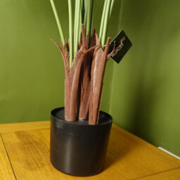Leaf 110Cm Large Artificial Areca Palm Tree In Black Pot - thumbnail 5