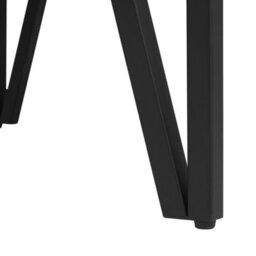 Beliani Modern Industrial Coffee Table, Dark Brown Mdf Top With Powder-Coated Hairpin Iron Legs, 100 X 60 X 43 Cm - thumbnail 5