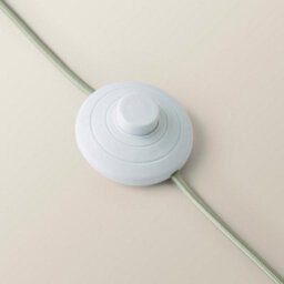 Valuelights Bobbins Pastel Green Floor Lamp With Floral Pleated Shade And Bulb - thumbnail 6