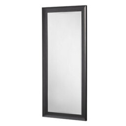 Yearn Charcoal Grey Scooped Framed Mirror 168X76Cm - thumbnail 3