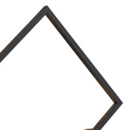 Luminosa Lighting Luminosa Boutique Square Wall Lamp, Dimmable, 25W Led, 3000K, 1370Lm, Black, 3Yrs Warranty - thumbnail 4