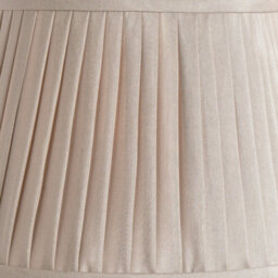 Pacific Lifestyle 30Cm Taupe Poly Cotton Pleated Lampshade For Table Lamps - thumbnail 3