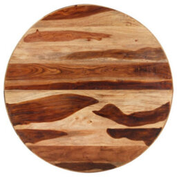 Berkfield Dining Table 100X100X75 Cm Acacia Wood With Sheesham Finish - thumbnail 4