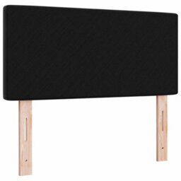 Berkfield Headboard Crystal Button Tufted Black 100 Cm Velvet - thumbnail 7