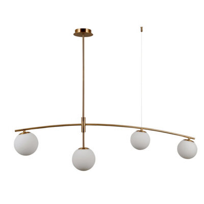 Luminosa Lighting Luminosa Senai Modern 4 Light Bar Pendant Ceiling Light, G9 - image 1