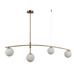 Luminosa Lighting Luminosa Senai Modern 4 Light Bar Pendant Ceiling Light, G9 - thumbnail 1
