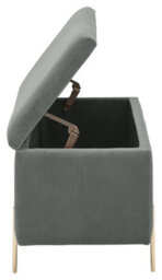 Gfw Mystica Velvet Storage Ottoman Grey - thumbnail 6