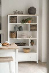 Statement Furniture Florence Room Divider Shelving Storage - White