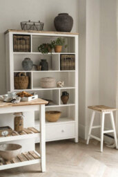 Statement Furniture Florence Room Divider Shelving Storage - White - thumbnail 2
