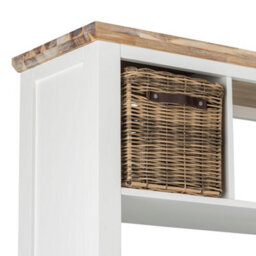 Statement Furniture Florence Room Divider Shelving Storage - White - thumbnail 7
