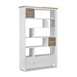 Statement Furniture Florence Room Divider Shelving Storage - White - thumbnail 5