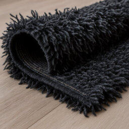 Uetian Anthracite Medium 120X170Cm Rectangular Shape Shaggy Rug Soft Texture With 5Cm Thick Pile For Living Room Hallways - thumbnail 2