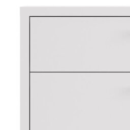 Furniture To Go Prima Bookcase 1 Shelf With 2 Drawers And 2 Doors In White - thumbnail 6