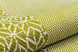 Green Bordered Modern Easy To Clean Rug For Dining Room-160Cm X 230Cm - thumbnail 2