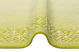 Green Bordered Modern Easy To Clean Rug For Dining Room-160Cm X 230Cm - thumbnail 3