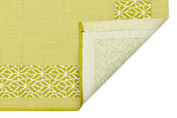 Green Bordered Modern Easy To Clean Rug For Dining Room-160Cm X 230Cm - thumbnail 4
