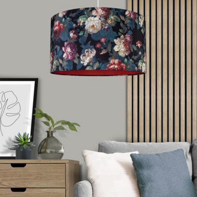 Isabelle Multicoloured Floral Drum Lamp Shade (D)40Cm - image 1