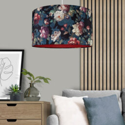Isabelle Multicoloured Floral Drum Lamp Shade (D)40Cm - thumbnail 1