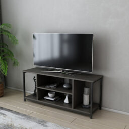 Decorotika Rinaldo Tv Stand Tv Unit For Tv's Up To 63 Inch Black Wenge - thumbnail 2