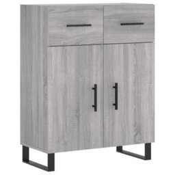 Berkfield Highboard Grey Sonoma 69.5X34X180 Cm Engineered Wood - thumbnail 7