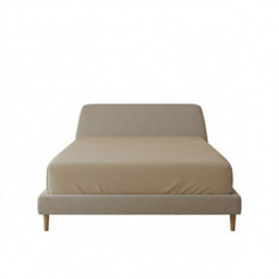 Flannelette Fitted Sheet Soft Brushed Cotton Bedding Warmth Comfort Beige - thumbnail 2