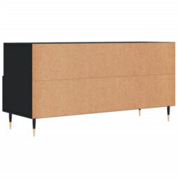 Berkfield Sturdy Tv Cabinet Black 102X36X50 Cm Engineered Wood - thumbnail 8