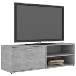 Vidaxl Tv Cabinet Concrete Grey 120X34X37 Cm Engineered Wood - thumbnail 3