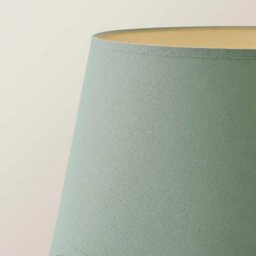 ValueLights Morrigan Mid Wood Shelf Floor Lamp With Sage Green Scallop Shade And Bulb - thumbnail 4