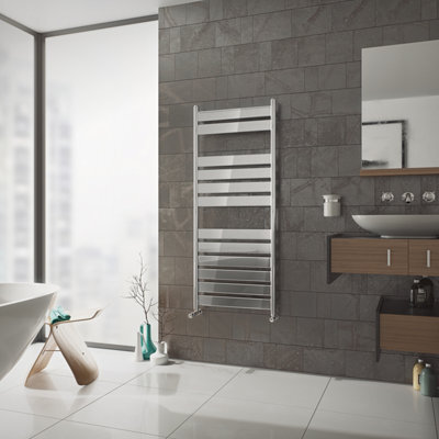 Agadon Scala Vera 800 X 500 mm Chrome Towel Radiator - 642 Btu - 5 Years Guarantee - image 1