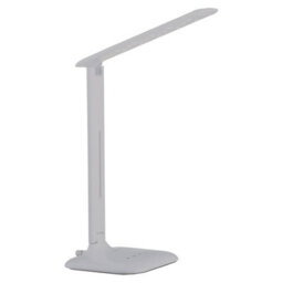Stylish White Steel Touch Table Desk Lamp With Dimmable Led Bulb