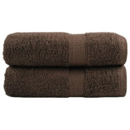 Berkfield Premium Wash Towels Solund 2Pcs Brown 30X30Cm 600Gsm