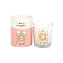 Something Different The Sun Rose Tarot Vintage Candle White/light Pink (One Size) - thumbnail 3