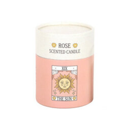 Something Different The Sun Rose Tarot Vintage Candle White/light Pink (One Size) - thumbnail 2