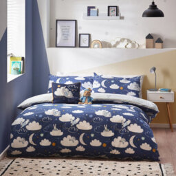 Peter Rabbit™ Sleepy Head Single Duvet Cover Set, Polyester, Cotton, Blue - thumbnail 3