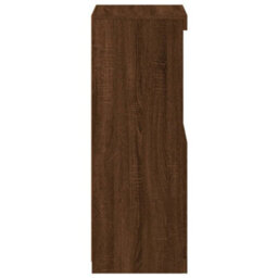 Berkfield Sideboard With Led Lights Brown Oak 41X37X100 Cm - thumbnail 8