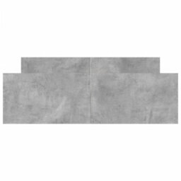 Berkfield Bed Frame With Headboard And Footboard Concrete Grey 140X190 Cm - thumbnail 4