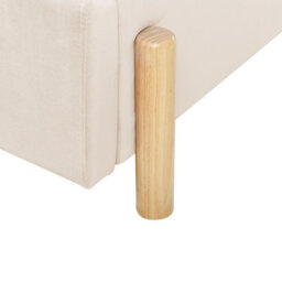 Beliani Kids Bed Velvet Anet 90 X 200 Cm (Eu Single) Beige - thumbnail 9