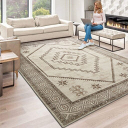 Ameha Soft Cashmere Rugs Soft Luxury Large Area Rug Living Room Bedroom (Radiant, 200X290 Cm) Carpets - thumbnail 6