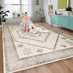 Ameha Soft Cashmere Rugs Soft Luxury Large Area Rug Living Room Bedroom (Radiant, 200X290 Cm) Carpets - thumbnail 8