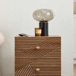 Sobuy Fbt170-N, Vintage Bedside Table With 2 Drawers Wooden Side Table With Rubber Wood Legs,brown,w45Xd40Xh58.2 - thumbnail 7