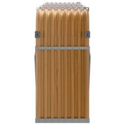 Walplus Log Holder Light Brown 234X45X100 Cm Galvanised Steel - thumbnail 5