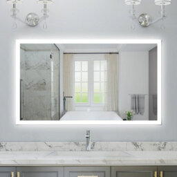 Probaty Bathrooms Backlit Led Mirror 120X70Cm With Dimmable 3-Color Temperature,anti-Fog Ip44,wall Rectangle,touch Switch - thumbnail 1