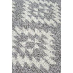 Melrose Deco Mat Grey Aztec Runner Rug & Matching Floor Mat 57/150Cm & 57/40Cm - thumbnail 3