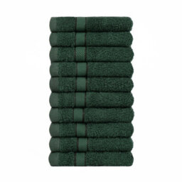 OHS 10 Pack Of 100% Cotton Face Cloth Bathroom Towel - thumbnail 1