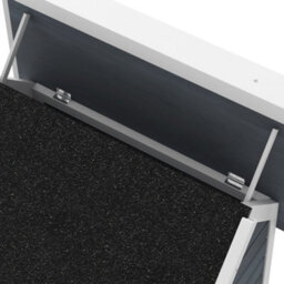 Pawhut Outdoor Feral Cat House With Openable Asphalt Roof - Grey - thumbnail 9