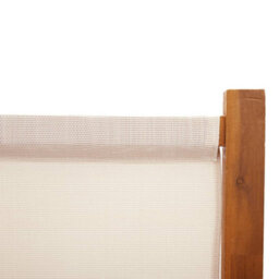 Berkfield Durable 4-Panel Room Divider Cream White 280X180 Cm - thumbnail 6