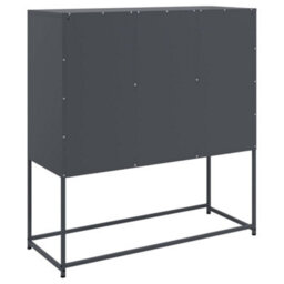 Berkfield Sideboard Anthracite 100.5X39X107 Cm Steel - thumbnail 8