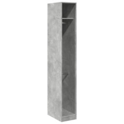 Berkfield Durable Wardrobe Concrete Grey 30X50X200 Cm Engineered Wood - thumbnail 1